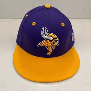 2/20 NFL Minnesota Vikings Fitted Hat size 6 3/4 Mitchell & Ness
